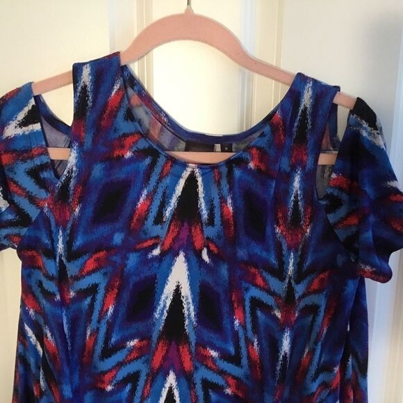 SALE 2/$30. NWOT Rafaella Women’s Sz. Medium Cold-Shoulder Short Sleeved Tunic - Picture 3 of 9